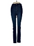 Nicole Miller Solid Blue Jeans Size 6 - photo 1