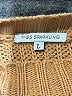 Miss Sparkling 100% Acrylic Solid Tan Pullover Sweater Size L - photo 4