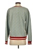 H&M Print Teal Blue Pullover Sweater Size XS - photo 2