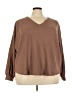 a.n.a. A New Approach Brown Pullover Sweater Size 3X - photo 1