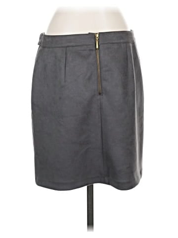White House Black Market Faux Leather Skirt (view 2)