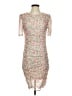 Vila Floral Pink Cocktail Dress Size S - photo 1
