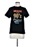 Unbranded 100% Cotton Black Short Sleeve Top Size M - photo 1