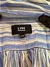 LINE Stripes Blue 3/4 Sleeve Blouse Size M - photo 7