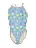 Assorted Brands Hearts Blue One Piece Swimsuit Size 90 cm / US 12-24 MO - photo 1