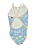 Assorted Brands Hearts Blue One Piece Swimsuit Size 90 cm / US 12-24 MO - photo 2