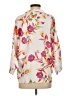 Natori 100% Polyester Floral Ivory 3/4 Sleeve Blouse Size S - photo 2