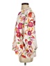 Natori 100% Polyester Floral Ivory 3/4 Sleeve Blouse Size S - photo 5