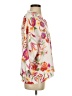 Natori 100% Polyester Floral Ivory 3/4 Sleeve Blouse Size S - photo 4