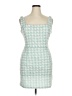 Aqua Tweed Teal Cocktail Dress Size XL - photo 1