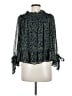 CeCe 100% Polyester Green 3/4 Sleeve Blouse Size M - photo 2