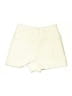 Zara Solid Ivory Khaki Shorts Size 6 - photo 2