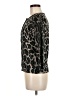 PREMISE Animal Print Black Cardigan Size M - photo 5