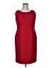 Jones Studio Solid Red Cocktail Dress Size 14 (petite) - photo 1