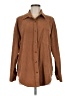 Unbranded 100% Polyester Brown Long Sleeve Blouse Size M - photo 1