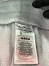 Adidas 100% Polyester Solid Gray Track Pants Size M - photo 4