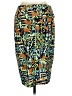 Lularoe Print Teal Casual Skirt Size M - photo 2