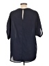 Shein Blue Short Sleeve Blouse Size 12 - photo 2