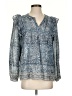 Dylan 100% Cotton Blue Long Sleeve Blouse Size XS - photo 1