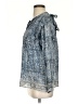 Dylan 100% Cotton Blue Long Sleeve Blouse Size XS - photo 5