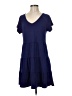 Unbranded Solid Blue Casual Dress Size M - photo 1