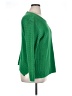 Woman Within Solid Green Pullover Sweater Size 1X - photo 4