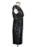 Aqua 100% Polyester Metallic Black Cocktail Dress Size XS - photo 4