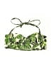 Unbranded Tropical Green Swimsuit Top Size 6 - photo 1