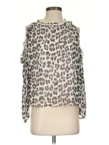 Giusy Long Sleeve Silk Top (view 1)