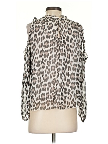 Giusy Long Sleeve Silk Top (view 2)