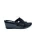 Anne Klein Black Wedges Size 9 1/2 - photo 1