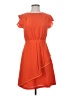 Esley 100% Polyester Solid Orange Casual Dress Size S - photo 1