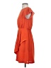 Esley 100% Polyester Solid Orange Casual Dress Size S - photo 5