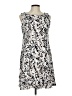 Unbranded Print Ivory White Casual Dress Size L (estimated) - photo 1