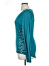 Red Camel 100% Rayon Teal Long Sleeve Top Size XL - photo 5