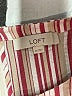 Ann Taylor LOFT Stripes Pink Romper Size XS - photo 3