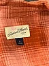 Universal Thread 100% Cotton Checkered-gingham Orange Long Sleeve Button-Down Shirt Size M - photo 4