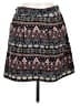 Alya 100% Polyester Paisley Blue Black Casual Skirt Size M - photo 1