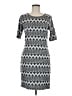 Lularoe Chevron-herringbone Aztec Or Tribal Print Black Gray Casual Dress Size M - photo 1