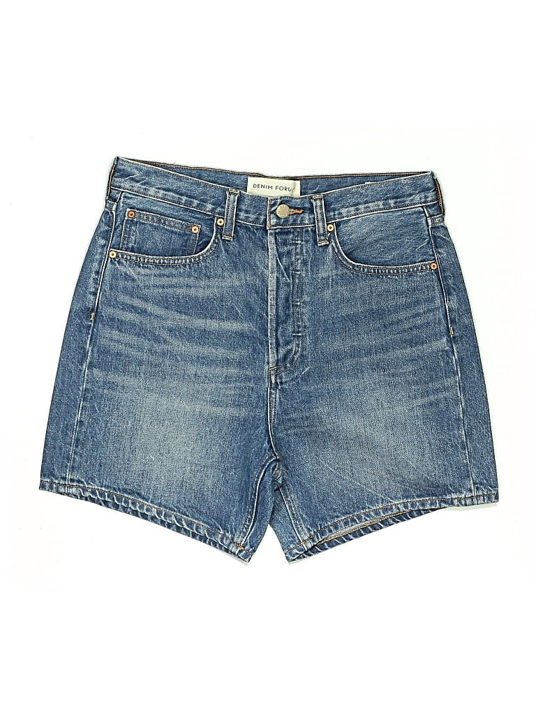 Pre-owned Denim Forum Denim Shorts In Blue