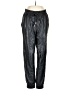LNA 100% Polyurethane Metallic Black Track Pants Size S - photo 1
