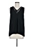 Vince Camuto 100% Polyester Black Sleeveless Blouse Size M - photo 1
