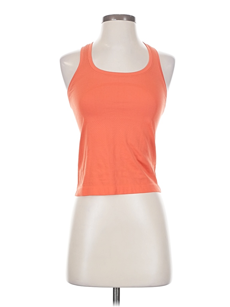 Pre-owned Lululemon Athletica Active Tank Top In Orange