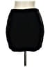 Foreign Exchange Solid Black Casual Skirt Size L - photo 2