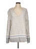 Gap 100% Rayon Gray Long Sleeve Blouse Size L - photo 1