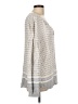 Gap 100% Rayon Gray Long Sleeve Blouse Size L - photo 4