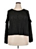 Maison Jules Black Long Sleeve Top Size XXL - photo 1
