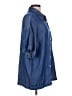 Shein Blue Short Sleeve Button-Down Shirt Size L - photo 4