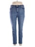 Flawless Solid Blue Jeans Size 14 - photo 1