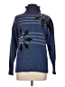 Assorted Brands Floral Blue Pullover Sweater Size M - photo 1